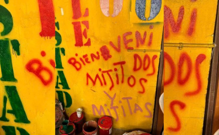 Mural en la Casa comunitaria de Santa Barbara